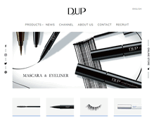 Tablet Screenshot of d-up.co.jp